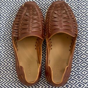 Nisolo Men's Brown Leather Huaraches